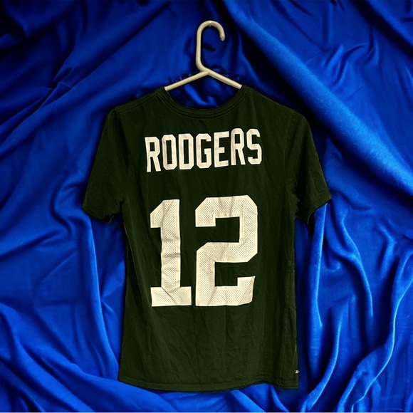 Authentic Nike Dri-FIT Aaron Rodgers Tee - Gently Used - Picture 2 of 3